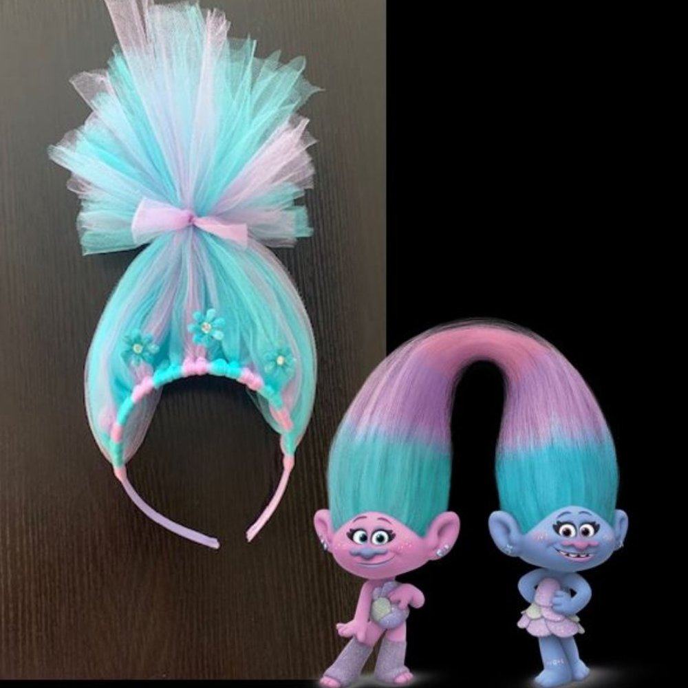 Troll Inspired Headband
